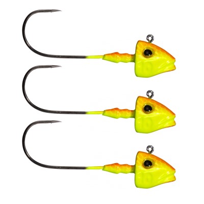 Gunki G´Fish Jighead 3/0 - Fluo Orange Yellow - 7g