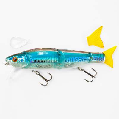 Pezon & Michel Gunki Itoka 155 F Ghost Salty Blue 15,5cm - White Fry - 31g - 1Stück