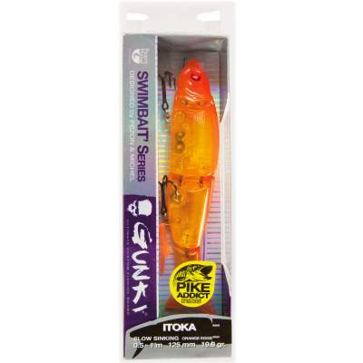 Pezon & Michel Gunki Swimbait Itoka 125 S Wobbler Orange Eggs, - 125mm - Orange Eggs - 19,8g