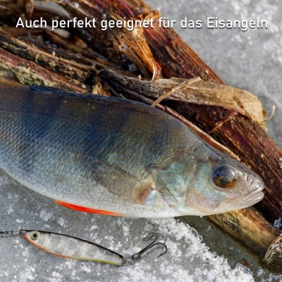 Roy Fishers Zock! Barsch Zocker und Vertikal Pilker Weißfisch 12g 4,5cm - Weißfisch - 12g