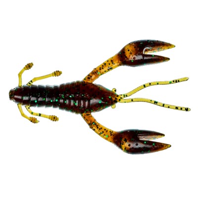 Gunki Hourra Craw Krebsimitat 7,5cm - Pumpkin Green FLK.