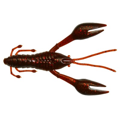 Gunki Hourra Craw Krebsimitat 10cm - Brown Oil Red Flake