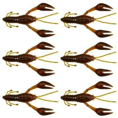 Gunki Hourra Craw - Krebs 10cm - Pumpkin Green FLK