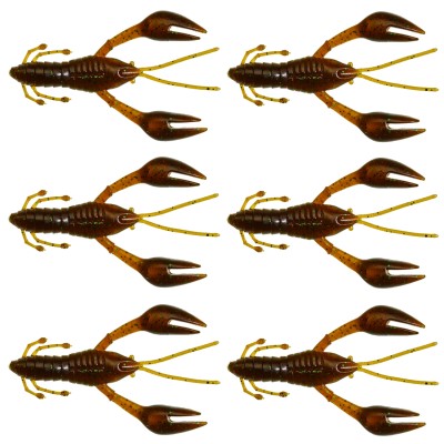 Gunki Hourra Craw Krebsimitat 10cm - Pumpkin Green FLK