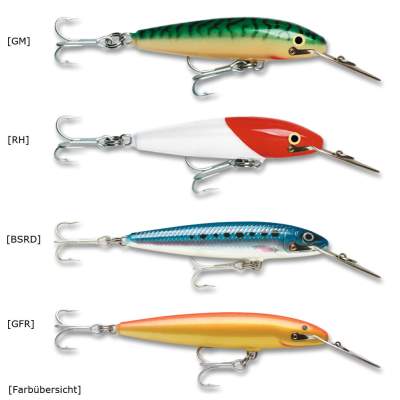 Rapala Countdown Magnum Wobbler 14cm Green Mackerel (GM), 36g, sinking, tiefläufer, 1 Stück