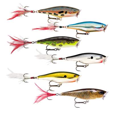 Rapala Skitter Pop 5,0cm Lime Frog (LF), 6g, Top Water, 1 Stück