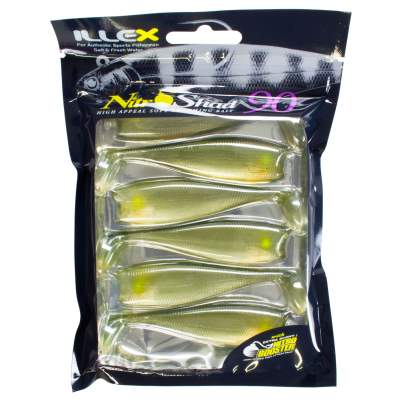 Illex Nitro Shad, 9cm - Clear Ayu - 7.5g - 6 Stück
