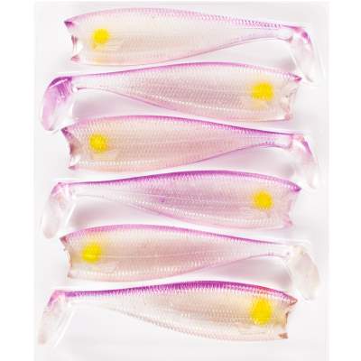 Illex Nitro Shad 90 Gummifisch Purple Clear, 9cm - Purple Clear - 7,5g - 6 Stück