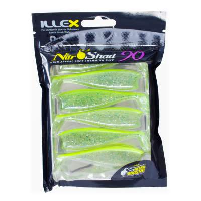 Illex Nitro Shad 90 Gummifisch Sunrise Shad, 9cm - Sunrise Shad - 7,5g - 6 Stück