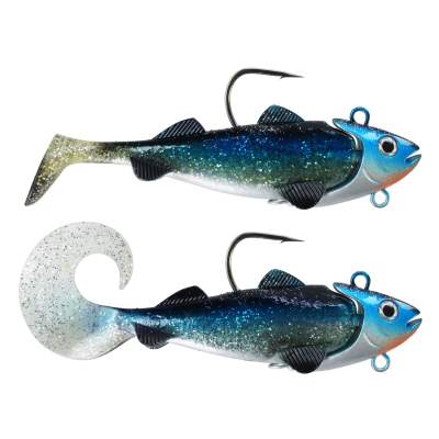 Team Deep Sea Hightide Sea Shad - der Meeresangel Gummifisch, 200g - Holographic Hering