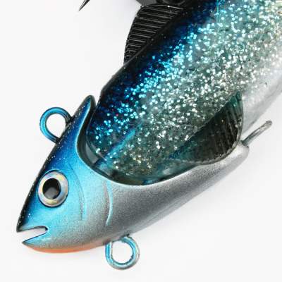 Team Deep Sea Hightide Sea Shad - der Meeresangel Gummifisch, 200g - Holographic Hering