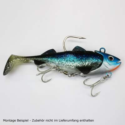 Team Deep Sea Hightide Sea Shad - der Meeresangel Gummifisch 200g - Holographic Hering