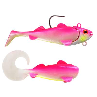 Team Deep Sea Hightide Sea Shad - der Meeresangel Gummifisch 200g - UV Pink Princess