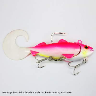 Team Deep Sea Hightide Sea Shad - der Meeresangel Gummifisch, 200g - UV Pink Princess