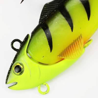 Team Deep Sea Hightide Sea Shad - der Meeresangel Gummifisch, 200g - UV Chartreuse Ghost