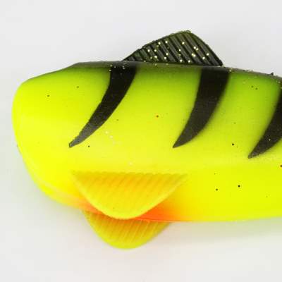 Team Deep Sea Hightide Sea Shad - der Meeresangel Gummifisch, 200g - UV Chartreuse Ghost