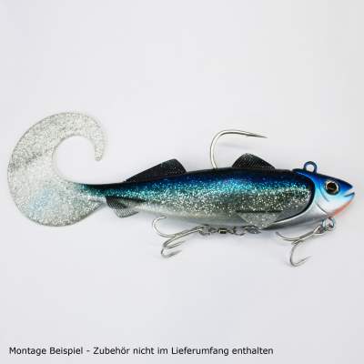 Team Deep Sea Hightide Sea Shad - der Meeresangel Gummifisch, 300g - Holographic Hering