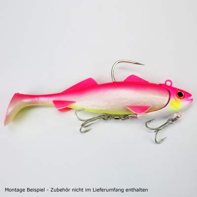 Team Deep Sea Hightide Sea Shad - der Meeresangel Gummifisch, 300g - UV Pink Princess