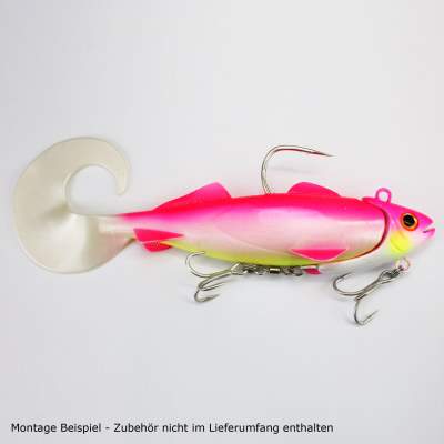 Team Deep Sea Hightide Sea Shad - der Meeresangel Gummifisch 300g - UV Pink Princess