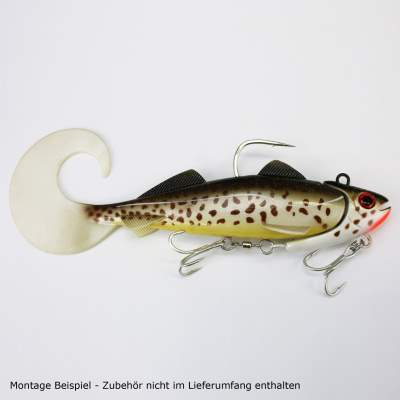 Team Deep Sea Hightide Sea Shad - der Meeresangel Gummifisch, 300g - Dorsch Glitter