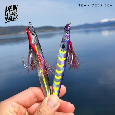 Team Deep Sea Ugly Speed Jig X BKK Hooks, 45g - Yellowfin - 1Stück