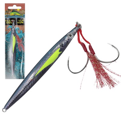 Team Deep Sea Ugly Speed Jig X BKK Hooks, 100g - Blue Marlin - 1Stück