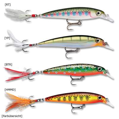 Rapala X-Rap 4,0cm 2,0g Wobbler Yellow Perch (YP)