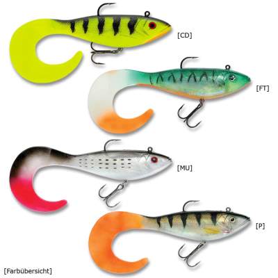 Storm Wildeye Seeker Shad 15cm CD Chartreuse Demon Doppelpack, 15cm - CD - 46g - 2Stück