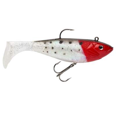 Storm Suspending Wild Tail Shad15cm 44g Spotted Red Head, - 15cm - Red Head - 44g - 1Stück