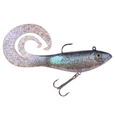 Storm Split Tail Seeker Shad Gummifisch 20cm Blue Pearl Silver,