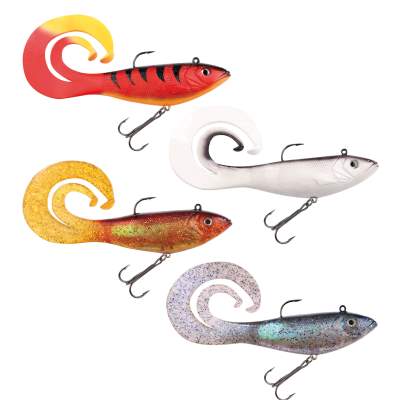 Storm Split Tail Seeker Shad Gummifisch 20cm Blue Pearl Silver