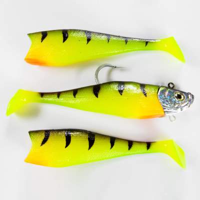 Storm Wildeye Giant Jigging Shad Gummifisch 23cm 385g CD Chartreuse Demon,