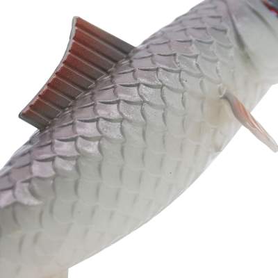 MT-Lures Pikezilla Shad mit Stingersystem Hecht Shad 13cm - UV Purple Roach - 2 Stück