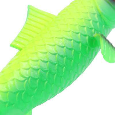 MT-Lures Pikezilla Hecht Shad 13cm - UV Nuclear Firefly - 25g - 2 Stück