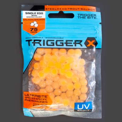 Trigger X 9 Pakete Salmon Egg (Lachseier) and Honey Worm (Bienenmaden) Forellen Set