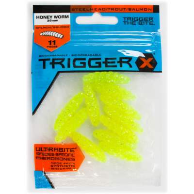 Trigger X 9 Pakete Salmon Egg (Lachseier) and Honey Worm (Bienenmaden) Forellen Set