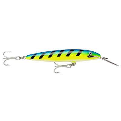 Rapala Countdown Magnum Wobbler 18cm Blue Chartreuse Skirt (BCSK), 70g, sinking, tiefläufer, 1 Stück