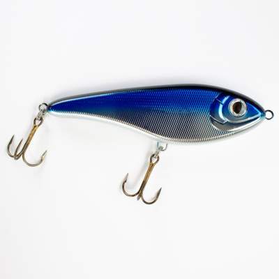 Strike Pro Jerkbait Buster Jerk 15cm slow sinking 114E Blue Chrome, - 15cm - Blue Chrome - 75g - 1Stück