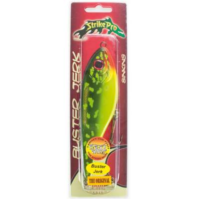 Strike Pro Buster Jerk Jerkbait 15cm - Hot Pike- 75g - 1Stück