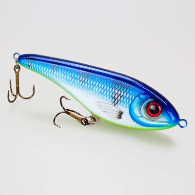 Strike Pro Jerkbait Buster Jerk 15cm slow sinking C390F Wolfpack Ocean Blue, 15cm - Wolfpack Ocean Blue - 75g - 1Stück