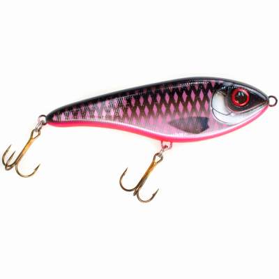 Strike Pro Jerkbait Buster Jerk slow sinking Wolfpack C453 Red Coward, - 15cm - Red Coward - 75g - 1Stück