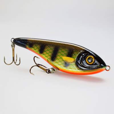 Strike Pro Buster Jerk Jerkbait 15cm - Black Okoboji Perch - 75g - 1Stück