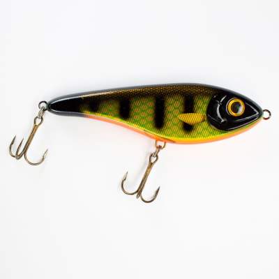 Strike Pro Buster Jerk, 15cm - Black Okoboji Perch - 75g - 1Stück