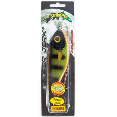 Strike Pro Buster Jerk, 15cm - Black Okoboji Perch - 75g - 1Stück