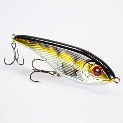 Strike Pro Jerkbait Buster Jerk 15cm slow sinking C606E Metallic Perch 15cm - Metallic Perch - 75g - 1Stück