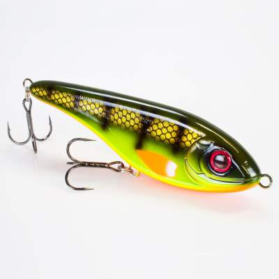 Strike Pro Buster Jerk, 15cm - Hot Baitfishh - 75g - 1Stück