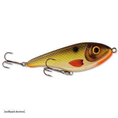 Strike Pro Buster Jerk Shallow Runner, floating 66 WD 15cm - Wolfpack Drutten - 66g - 1Stück