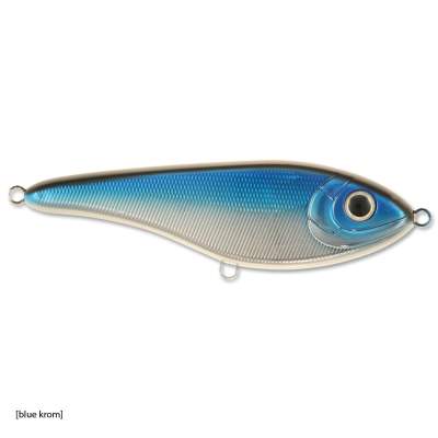 Strike Pro Buster Jerk II, suspending 35 BK, - 12cm - Blue Krom - 35g - 1Stück