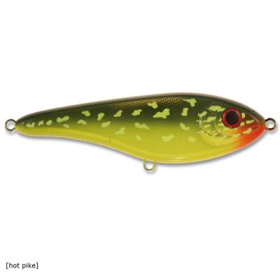 Strike Pro Buster Jerk II, suspending 35 HP, - 12cm - Hot Pike - 35g - 1Stück