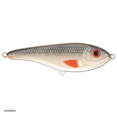 Strike Pro Buster Jerk II Wolfpack Edition, suspending 35 WF 12cm - Whitefish - 35g - 1Stück